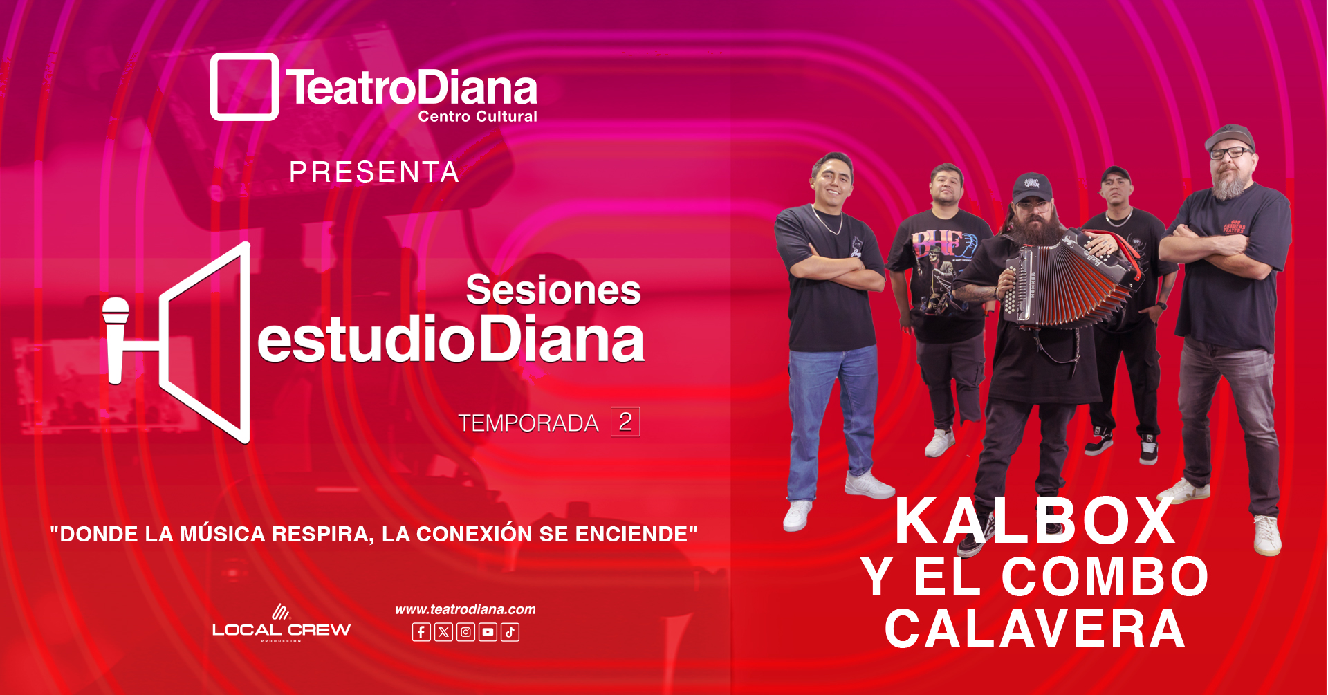 SESIONES ESTUDIO DIANA PRESENTA: Kalbox y El Combo Calavera
